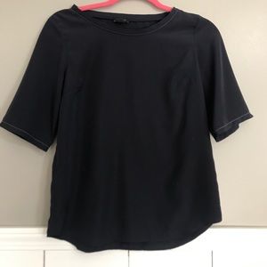 Navy blouse